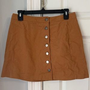 $$Forever21 corduroy button skirt